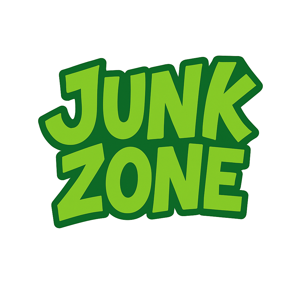 Green "JUNK ZONE" logo.