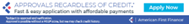 A blurry picture of a website that says approval recalculation of credit
