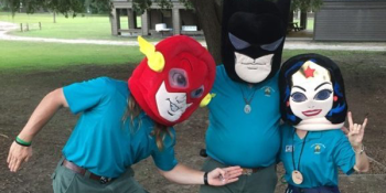 Scouts With Mask — Wadmalaw, SC — Camp Ho No Wah Scouts With Mask — Wadmalaw, SC — Camp Ho No Wah