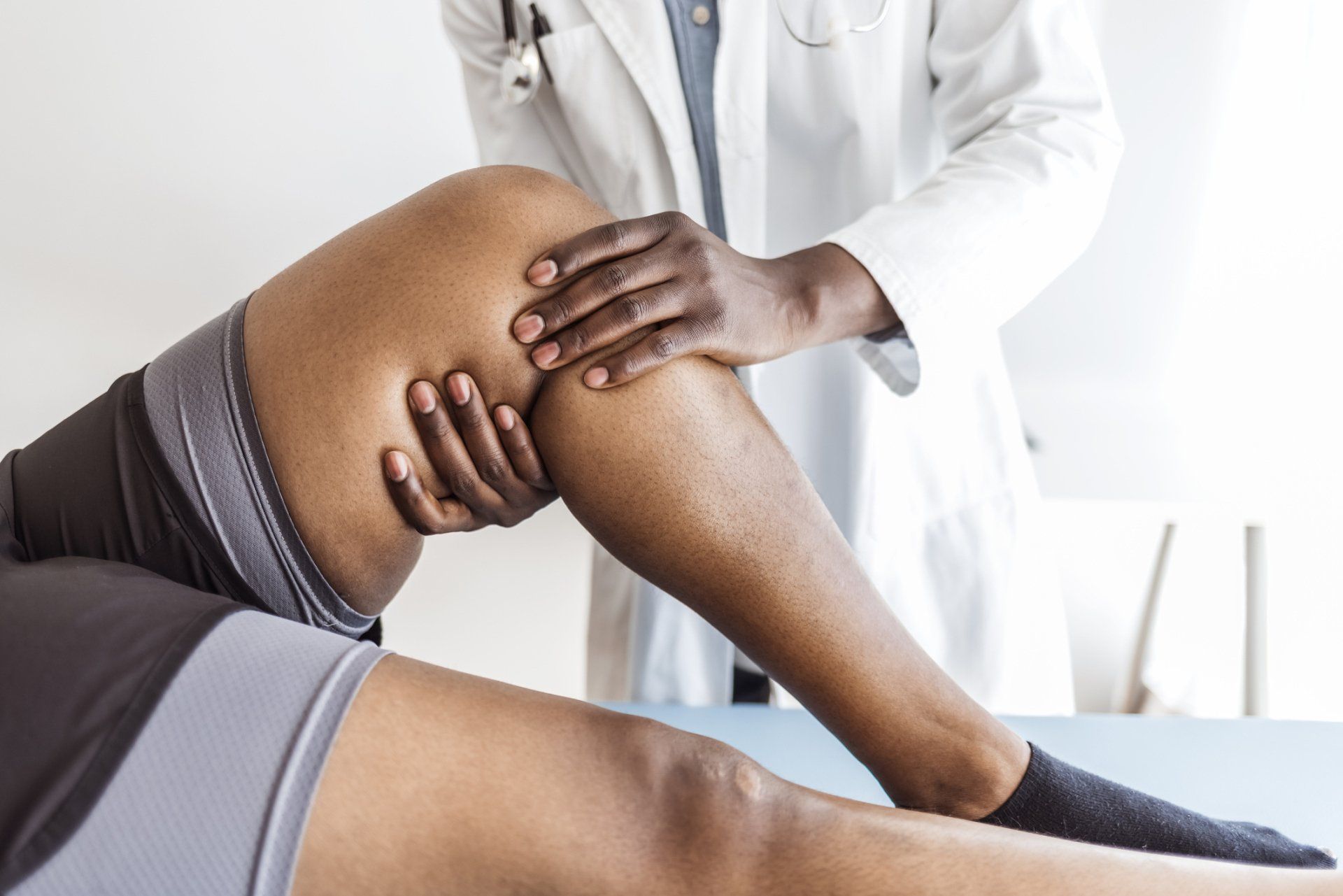 Man's Knee — Lincoln, NE — Freeman Chiropractic Clinic