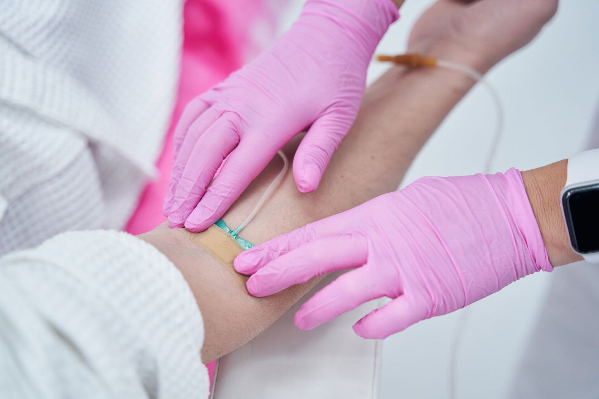 A Woman in Disposable Gloves — Sydney, NSW — Lulu Cosmetics