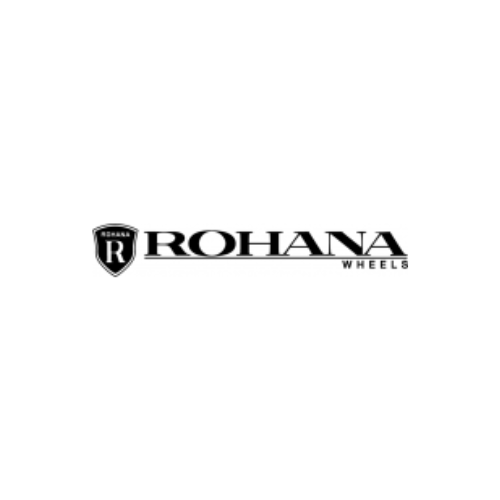 The logo for rohana wheels is on a white background.