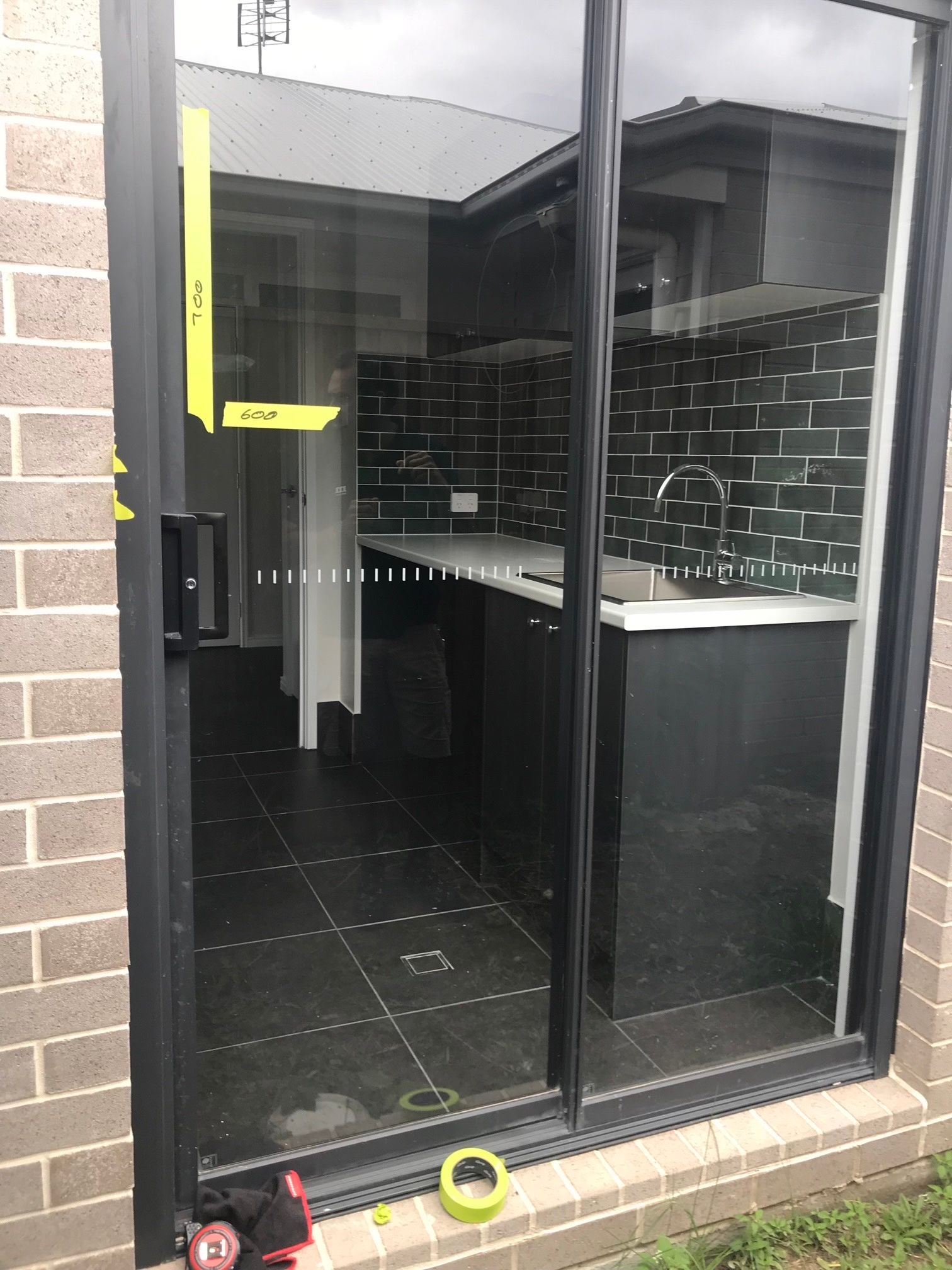 shower glass renovation