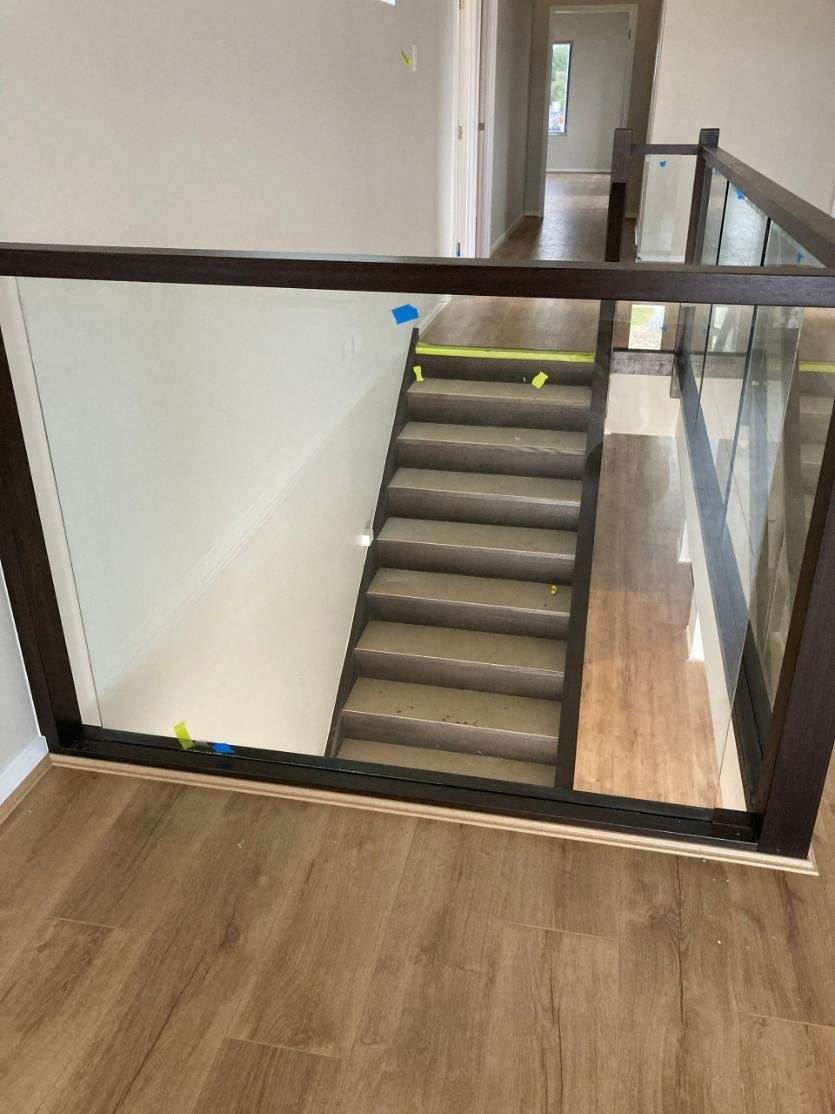 Full Balustrade Panel with Tape — Scratchless Glass Australia in Maroochydore, QLD