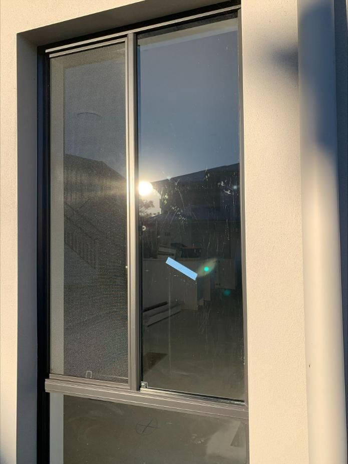 Window Panel with Tape — Scratchless Glass Australia in Maroochydore, QLD