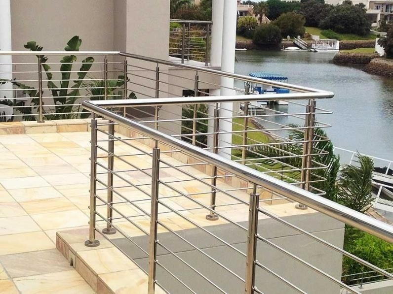 A Set Of Stairs With A Glass Railing In A Building — Scratchless Glass Australia in Maroochydore, QLD