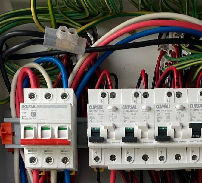 A Bunch of Circuit Breakers With the Word Clipsal on Them — Brightway Electrical in Alstonville, NSW