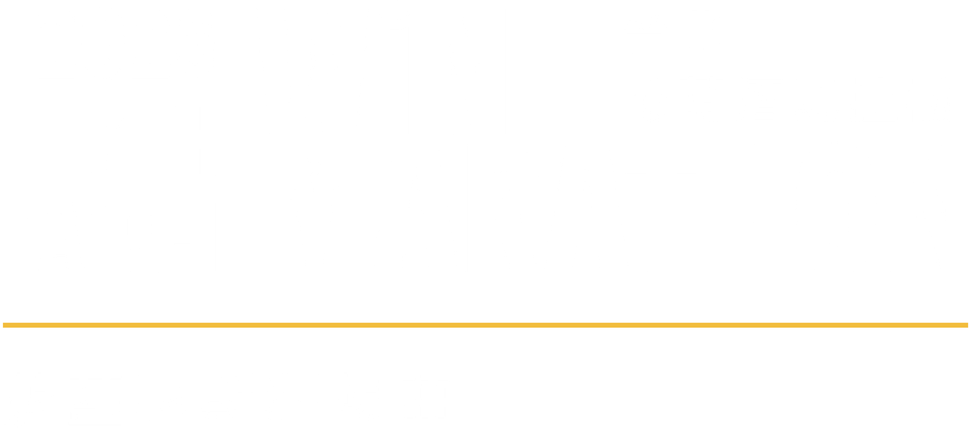白色背景上，底部附近有一條淡黃色的細橫線。