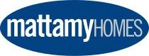 The Mattamy Homes logo featuring the word "mattamy" in lowercase and "HOMES" in uppercase inside a blue oval.