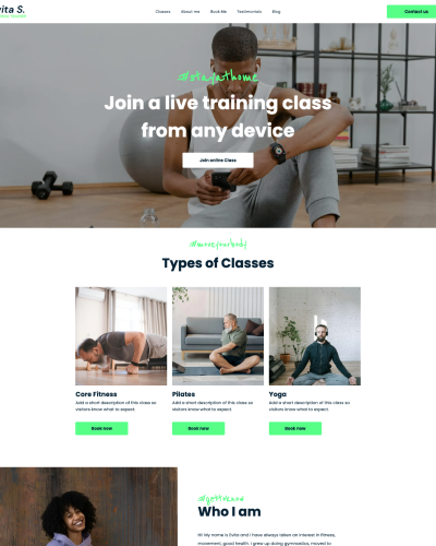 A landing page for a website that says attract convert and get found on google