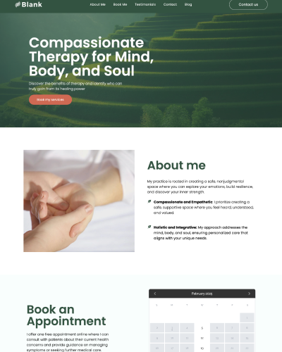 A landing page that says build a landing page that converts