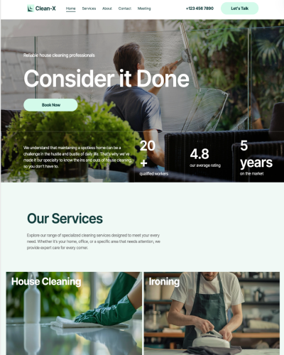 A landing page that says build a landing page that converts