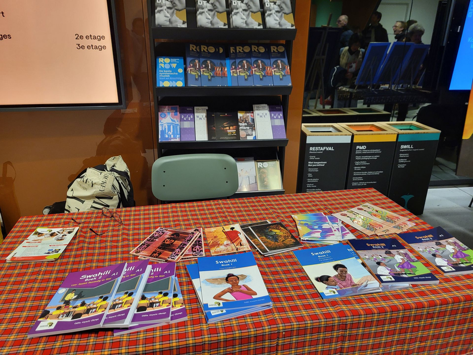Odilia books dispaly.