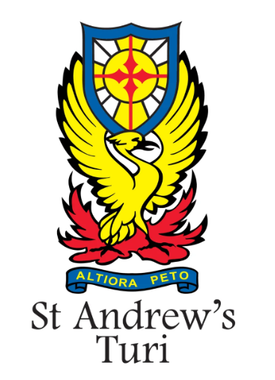 School crest of St. Andrew's Turi.