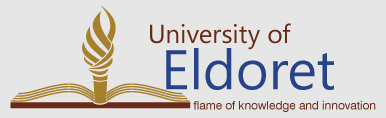 Logo of the University of Eldoret.