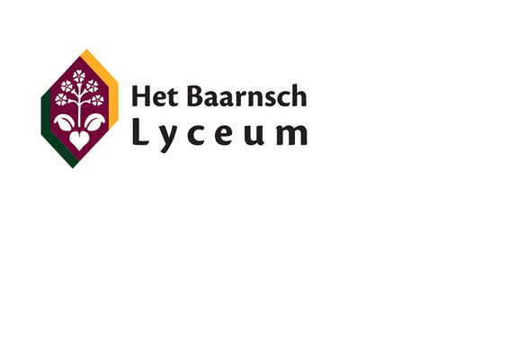 Logo of Het Baarnsch Lyceum: a stylized emblem with text
