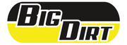 Big Dirt logo in black and yellow text on a rounded rectangle background