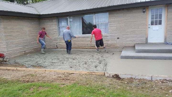 Concrete House Patios — Mishawaka, IN — Burke Concrete Inc.