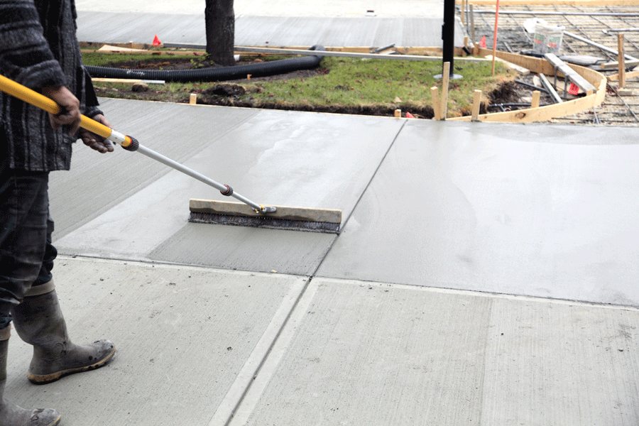 Installing Flatwork Concrete — Mishawaka, IN — Burke Concrete Inc.