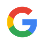 The google logo is a circle with a letter g in the middle.