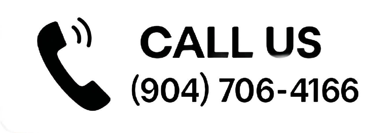 A black and white logo that says `` call us '' with a phone icon.