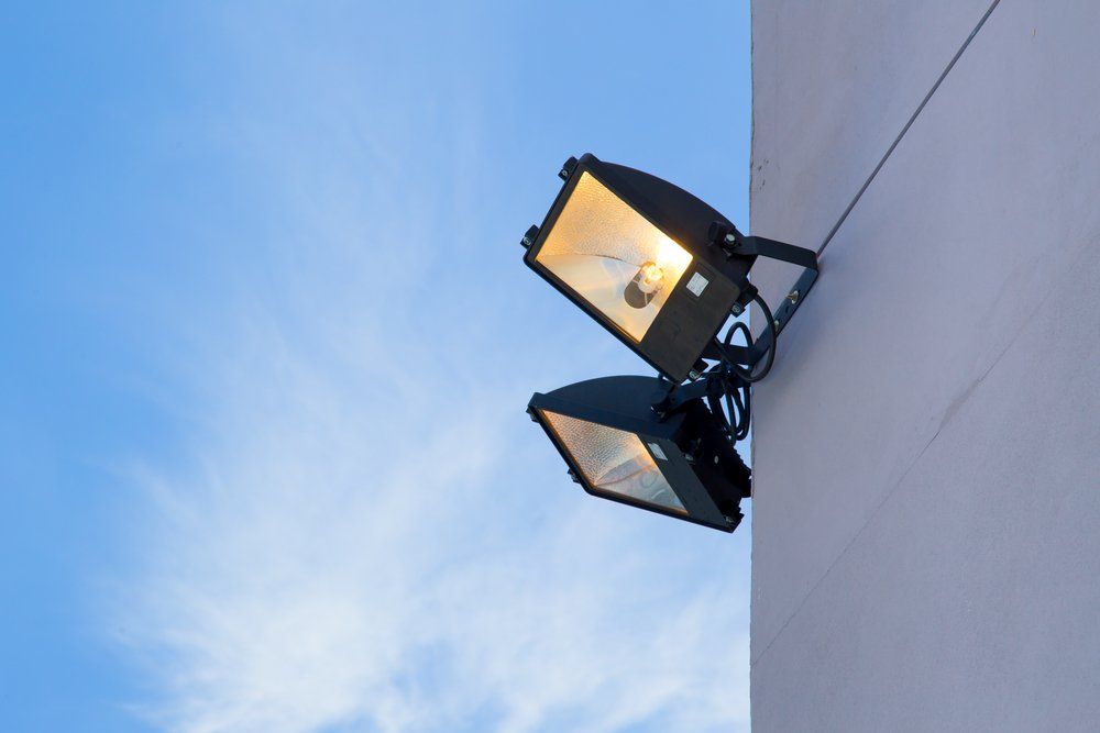 Outdoor Security Lights  — Level 2 Electrician in Albury, NSW