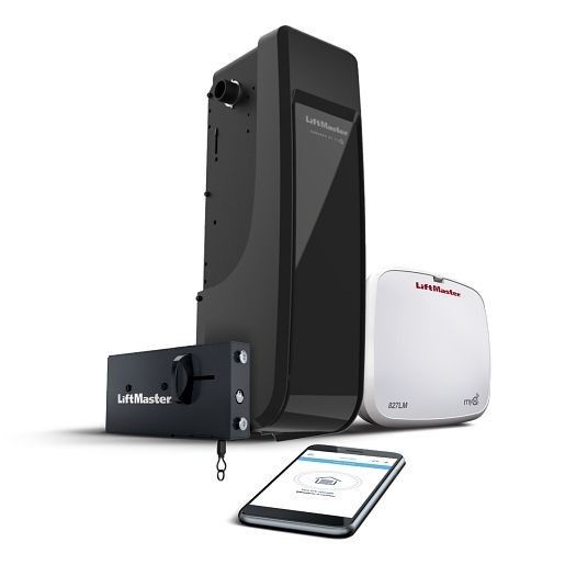 Electronics devices: a black tower, white box, small black unit, and a tablet on a white background