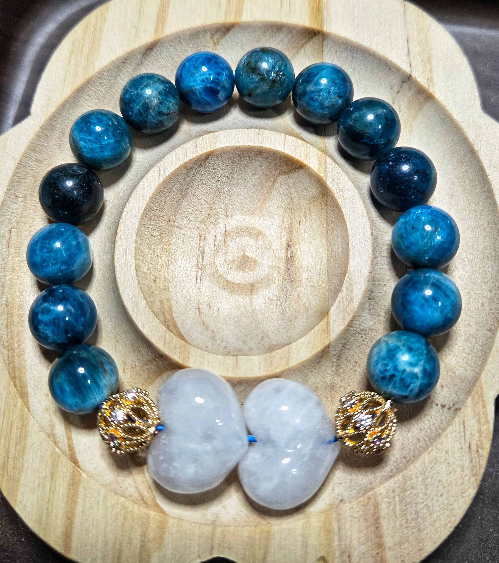 Clarity & Love Heart Bracelet