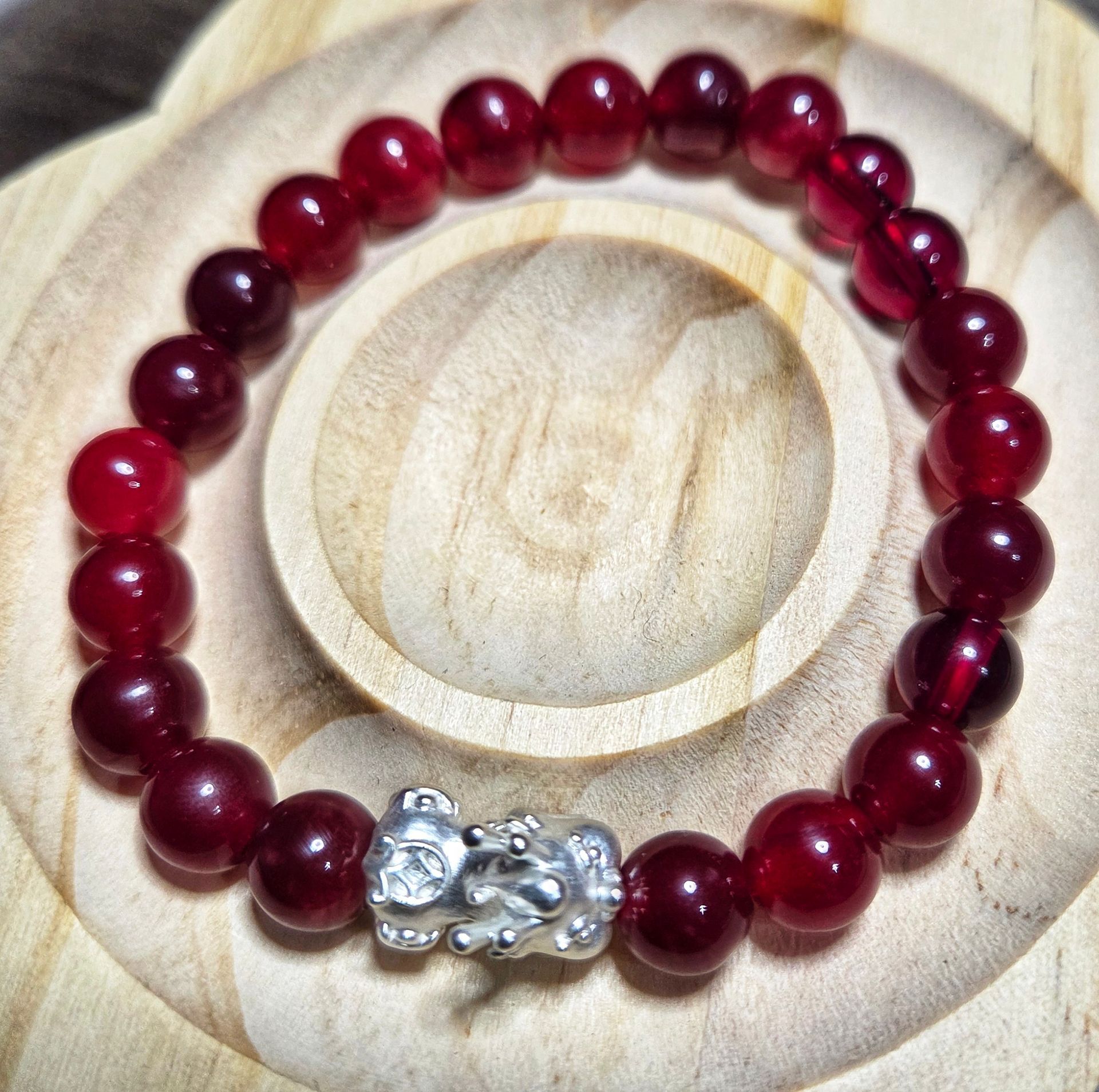 Ruby Jade with Pixiu