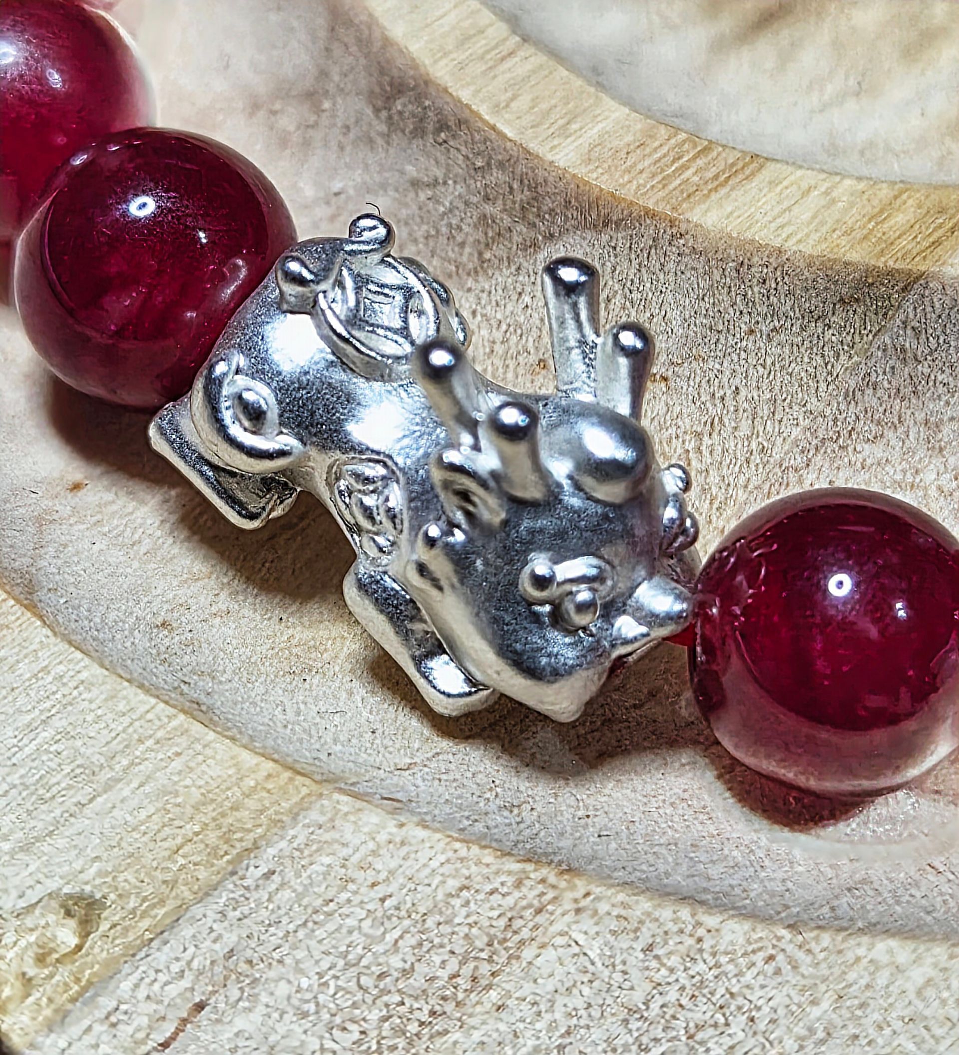 Ruby Jade with Pixiu
