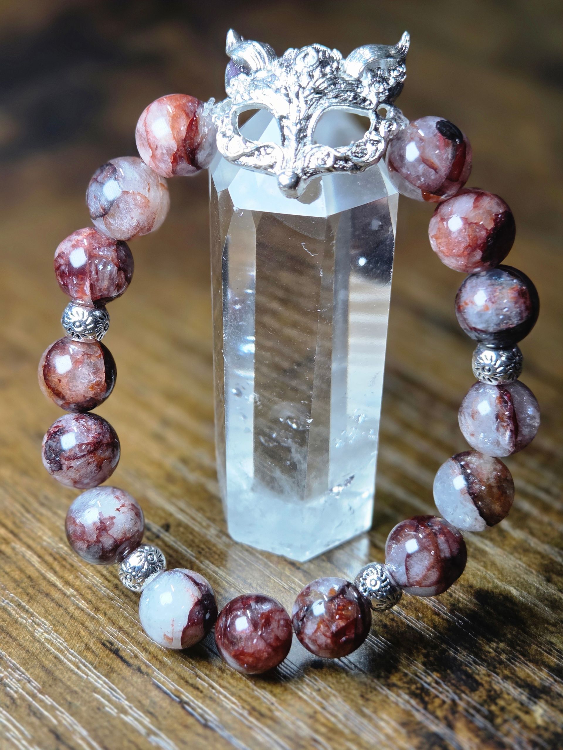Fire Quartz with Fox Mask