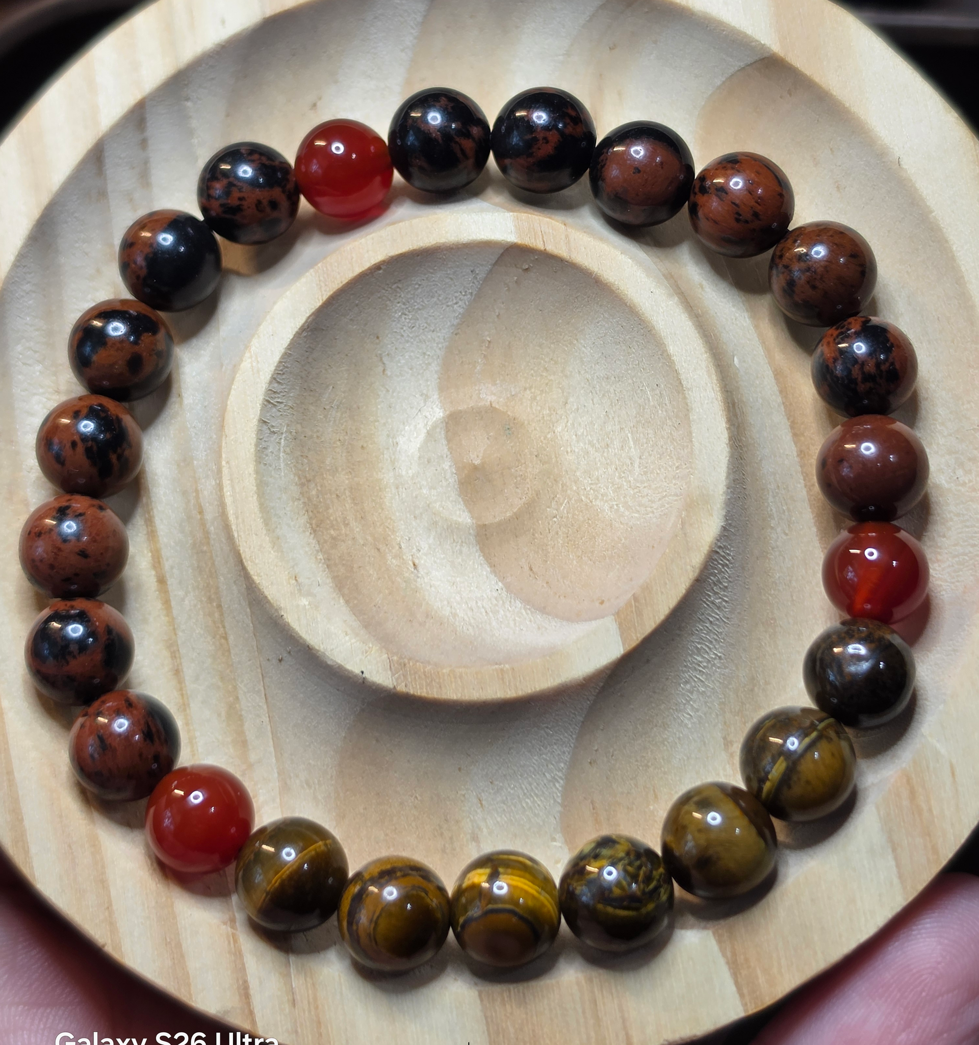 Rooted Fire Crystal Bracelet