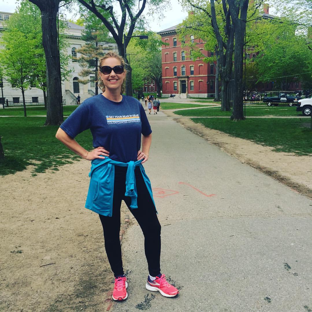 Rikki Broussard on a walk