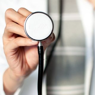 Doctor is Holding a Stethoscope — Colorado Springs, CO — Dynamic Family Medicine Doctor is Holding a Stethoscope — Colorado Springs, CO — Dynamic Family Medicine