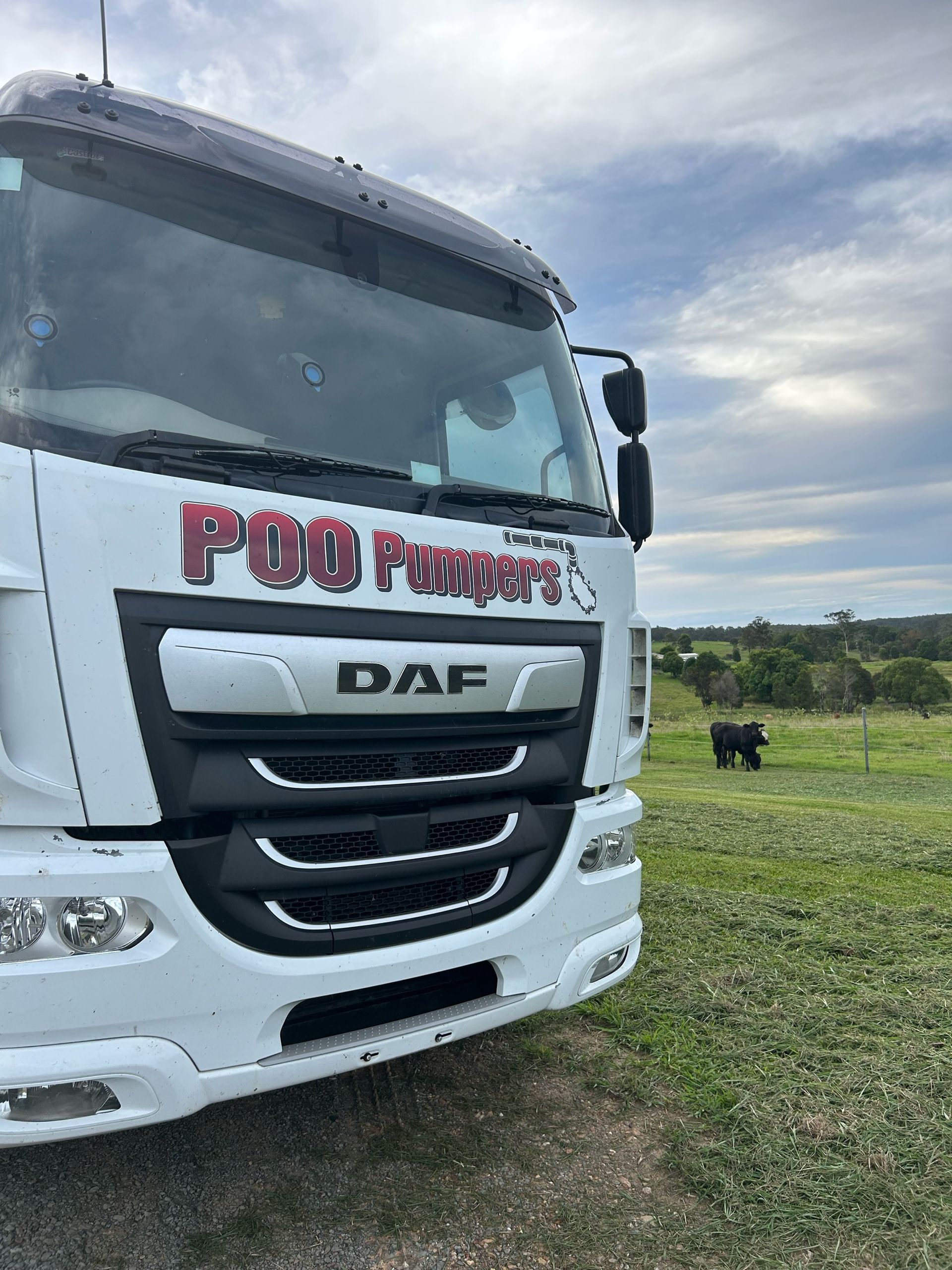 Front of Septic Tank Truck — Gympie Poo Pumpers in Kilkivan, QLD