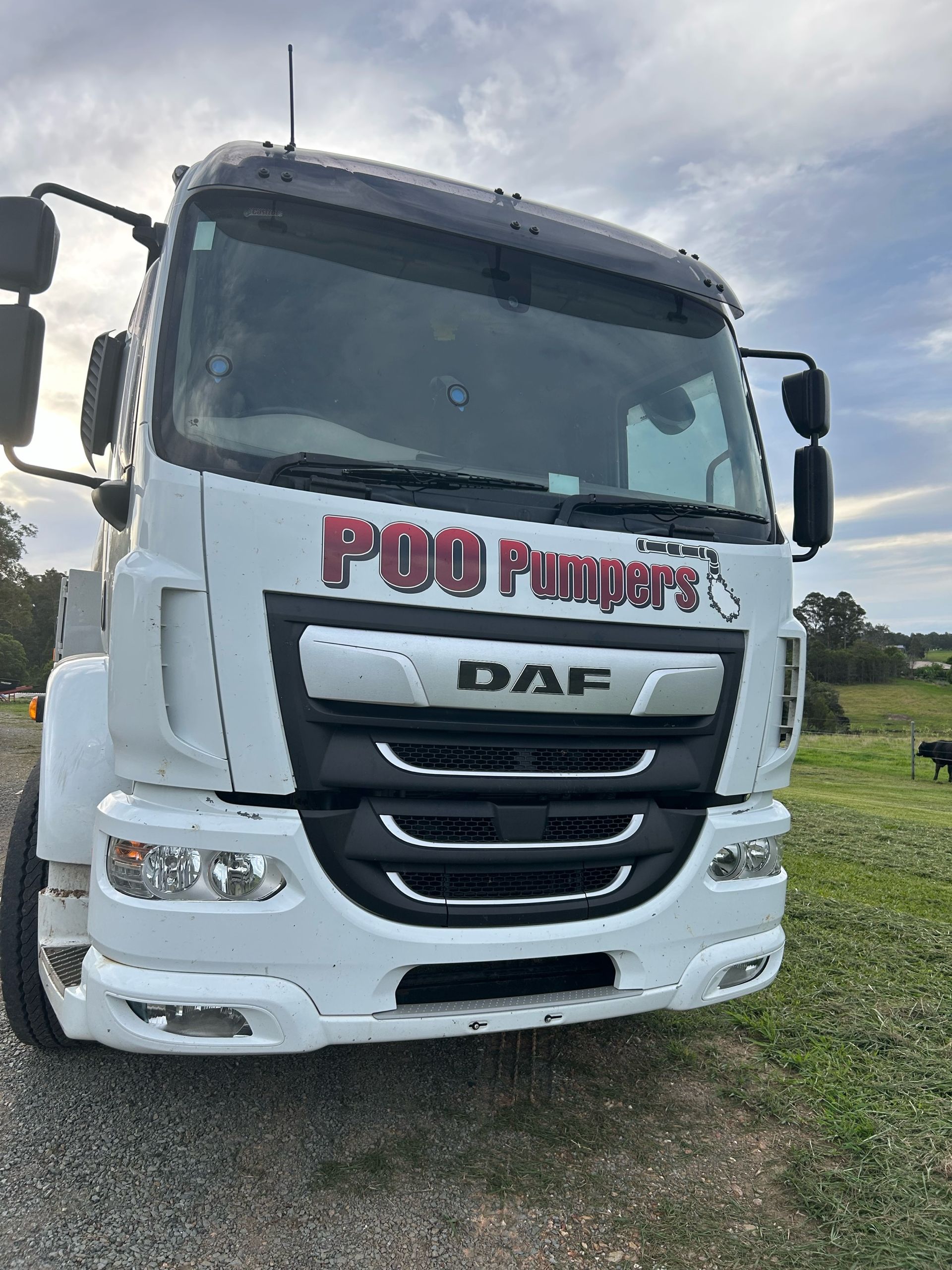 Front View Of A Septic Tank Truck — Gympie Poo Pumpers in Monkland, QLD