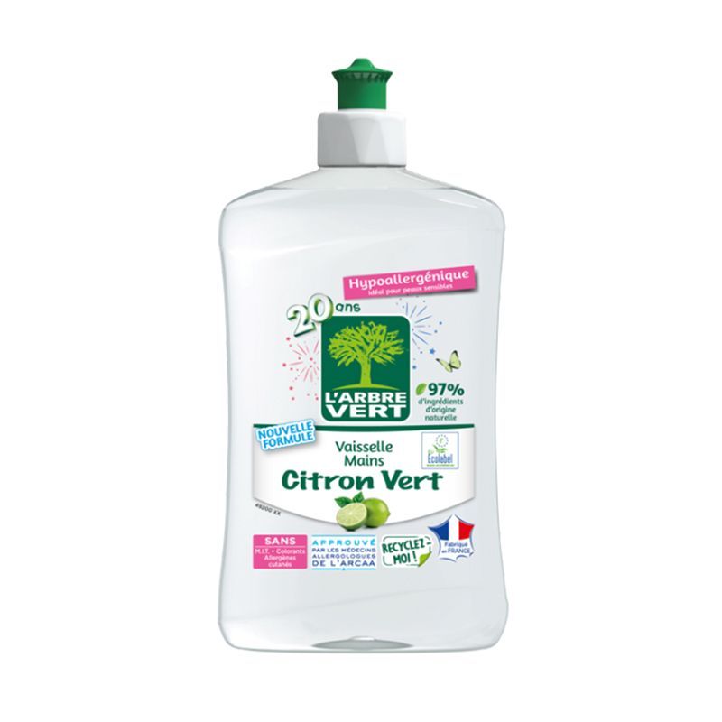法國 L'ARBRE VERT 綠活維 濃縮洗碗精 – 檸檬香 500ML
