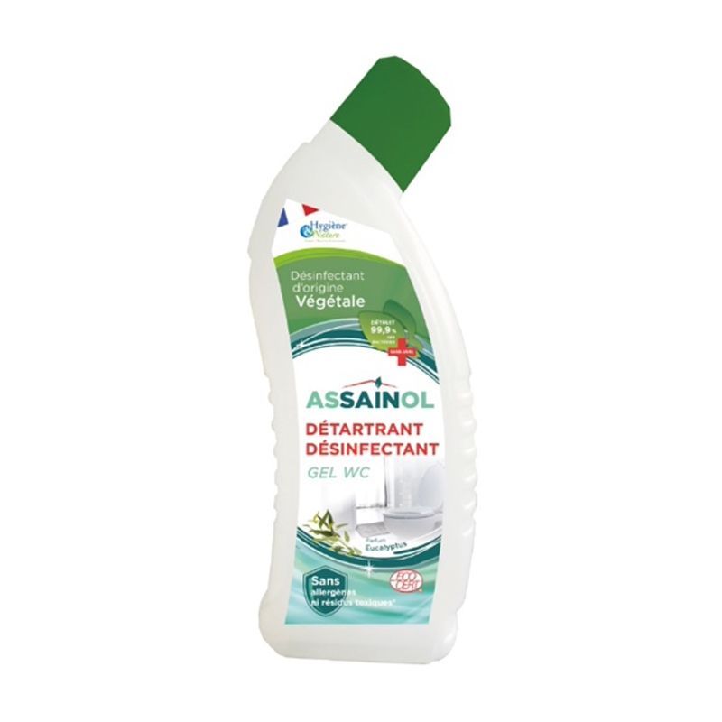 法國 ASSAINOL 愛潔諾 有機乳酸馬桶除垢清潔劑 - 尤加利香 750ML