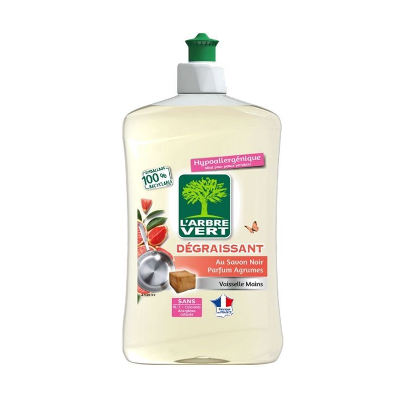 法國 L'ARBRE VERT 綠活維 濃縮洗碗精 - 馬賽皂葡萄柚 500ML