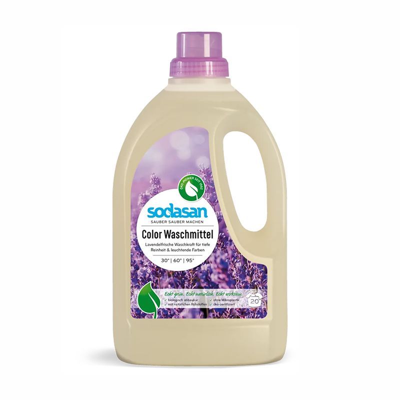 德國 SODASAN 蘇達桑 亮彩薰衣草洗衣精 1.5L