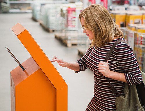 In-Store Print Order Kiosk