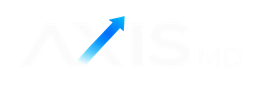 Blue arrow pointing diagonally up and to the right on a white background