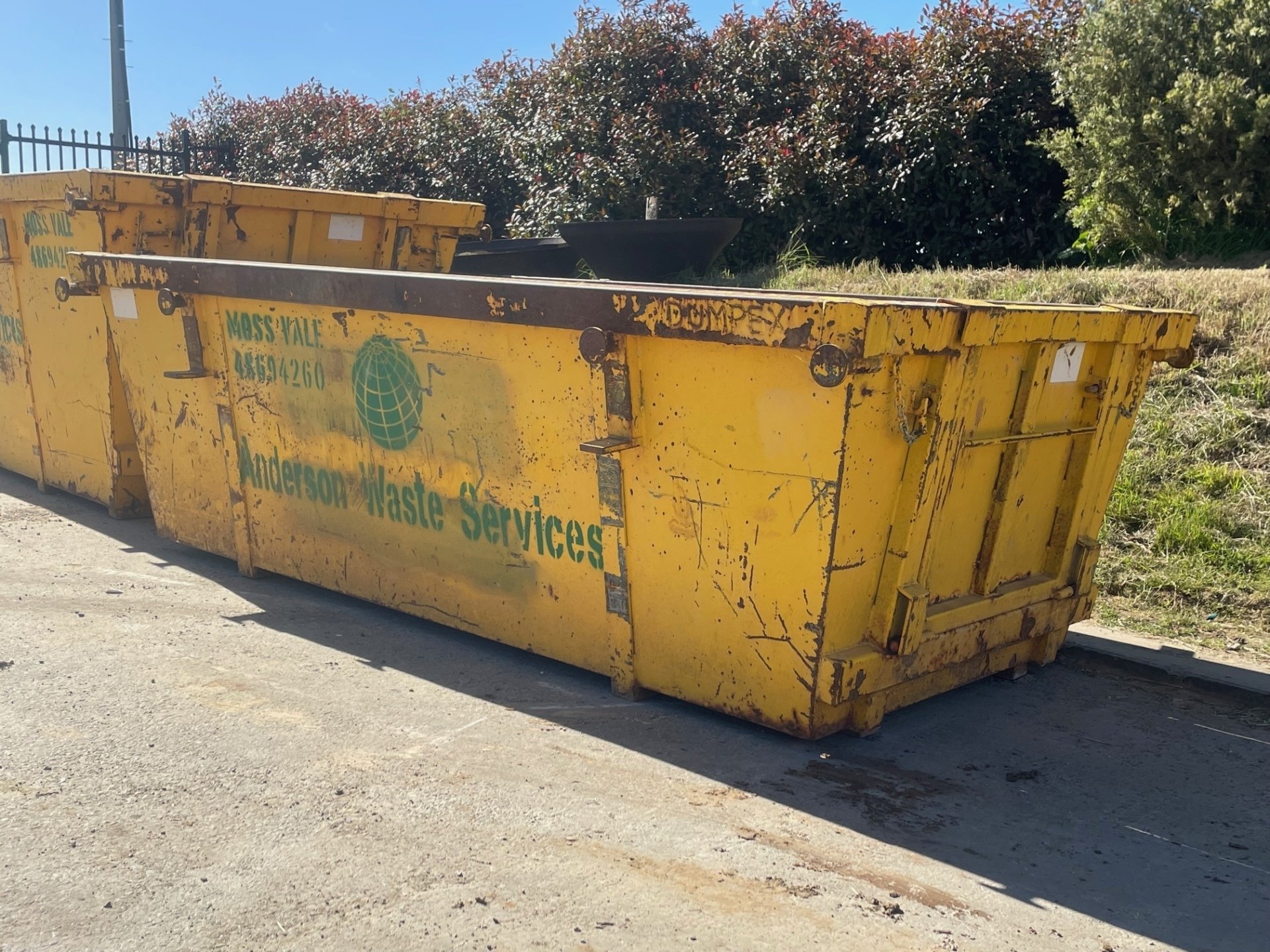 Skip Bins in the Southern Highlands Anderson Waste Services