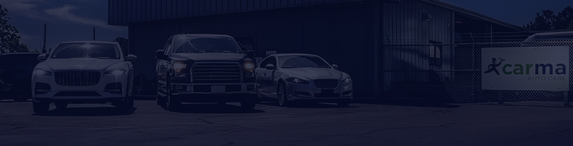 Three vehicles parked outside of our shop in Savannah, GA | CARma Auto Care