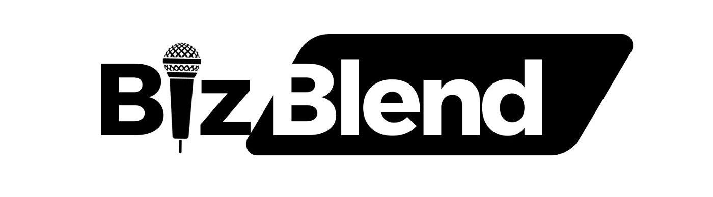 BizBlend logo in black and white | CARma