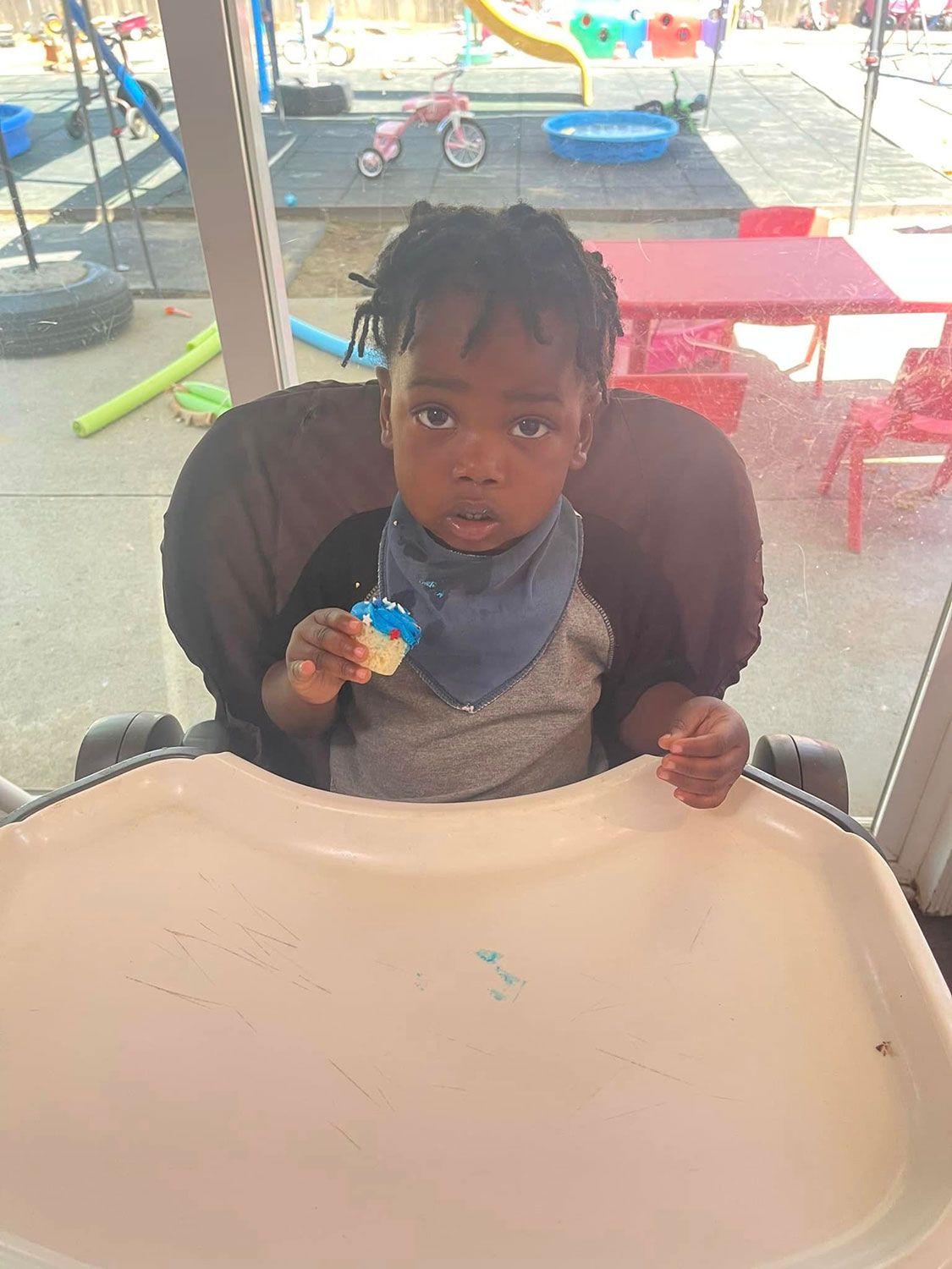 Little Boy Having a Snack — Oroville, CA — Angela's Family Day Care