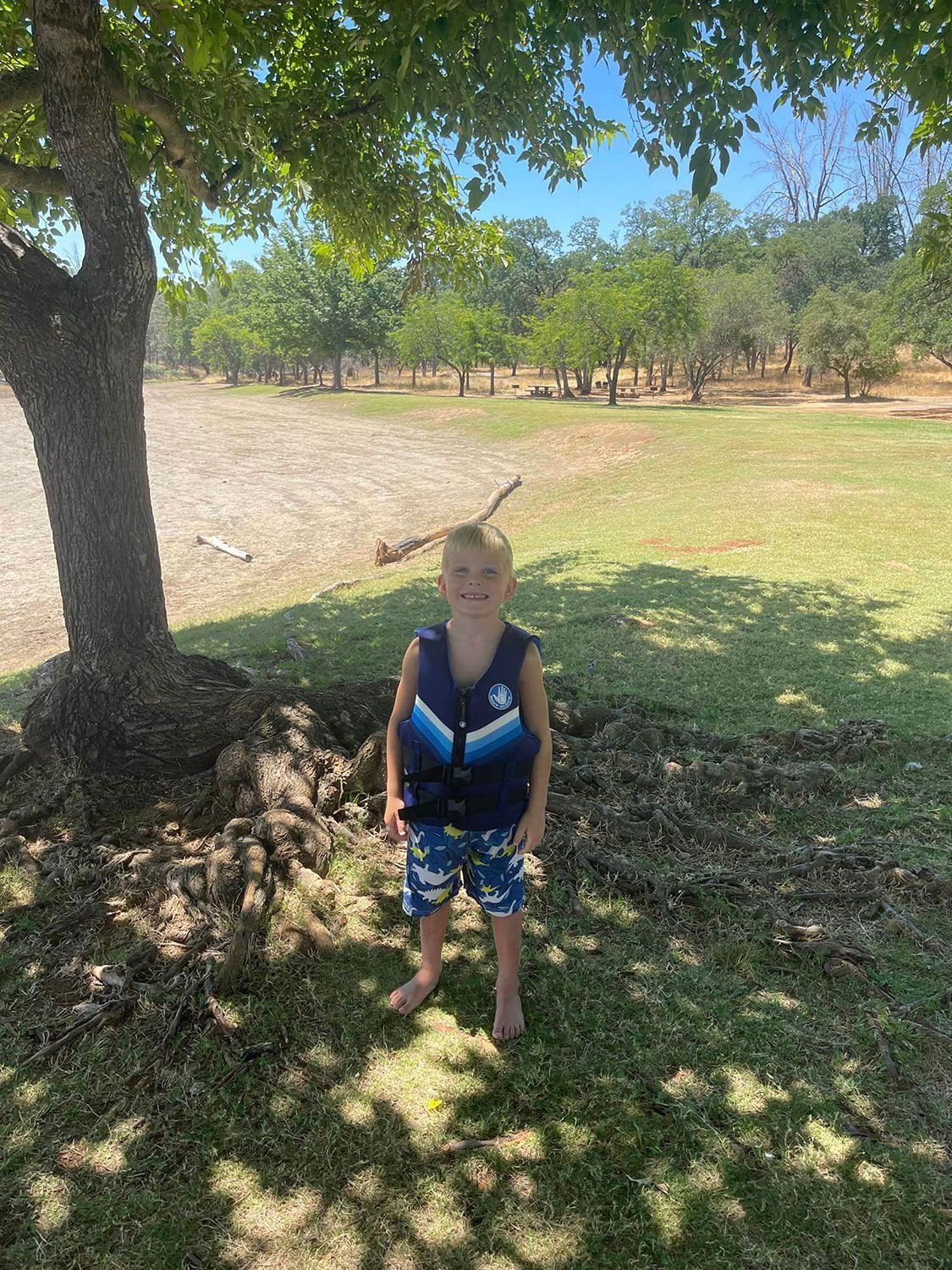 Boy Under the Tree — Oroville, CA — Angela's Family Day Care