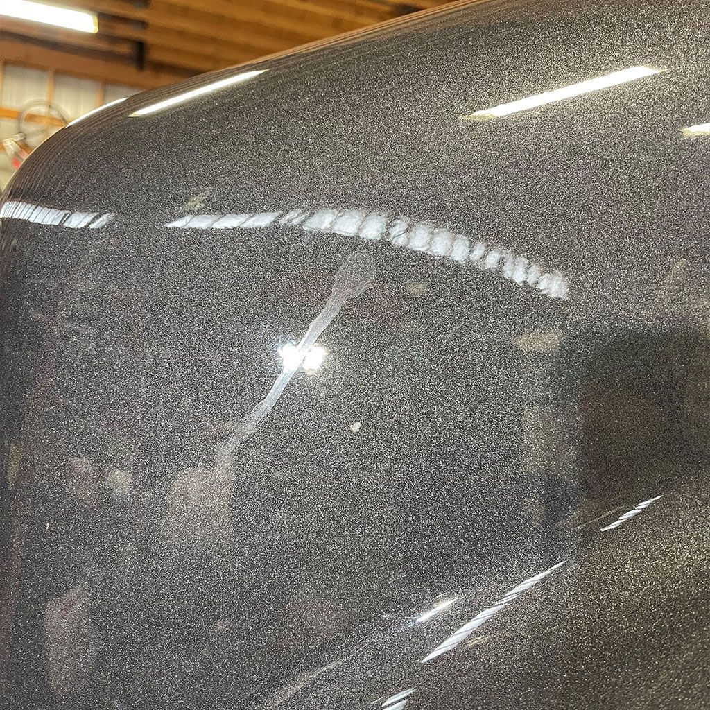 Freight liner Before Paint Correction