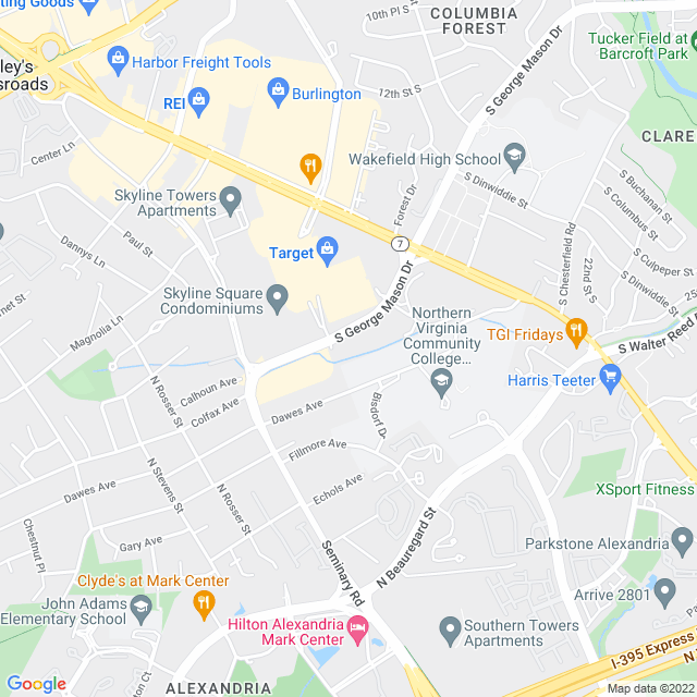 Map of business location