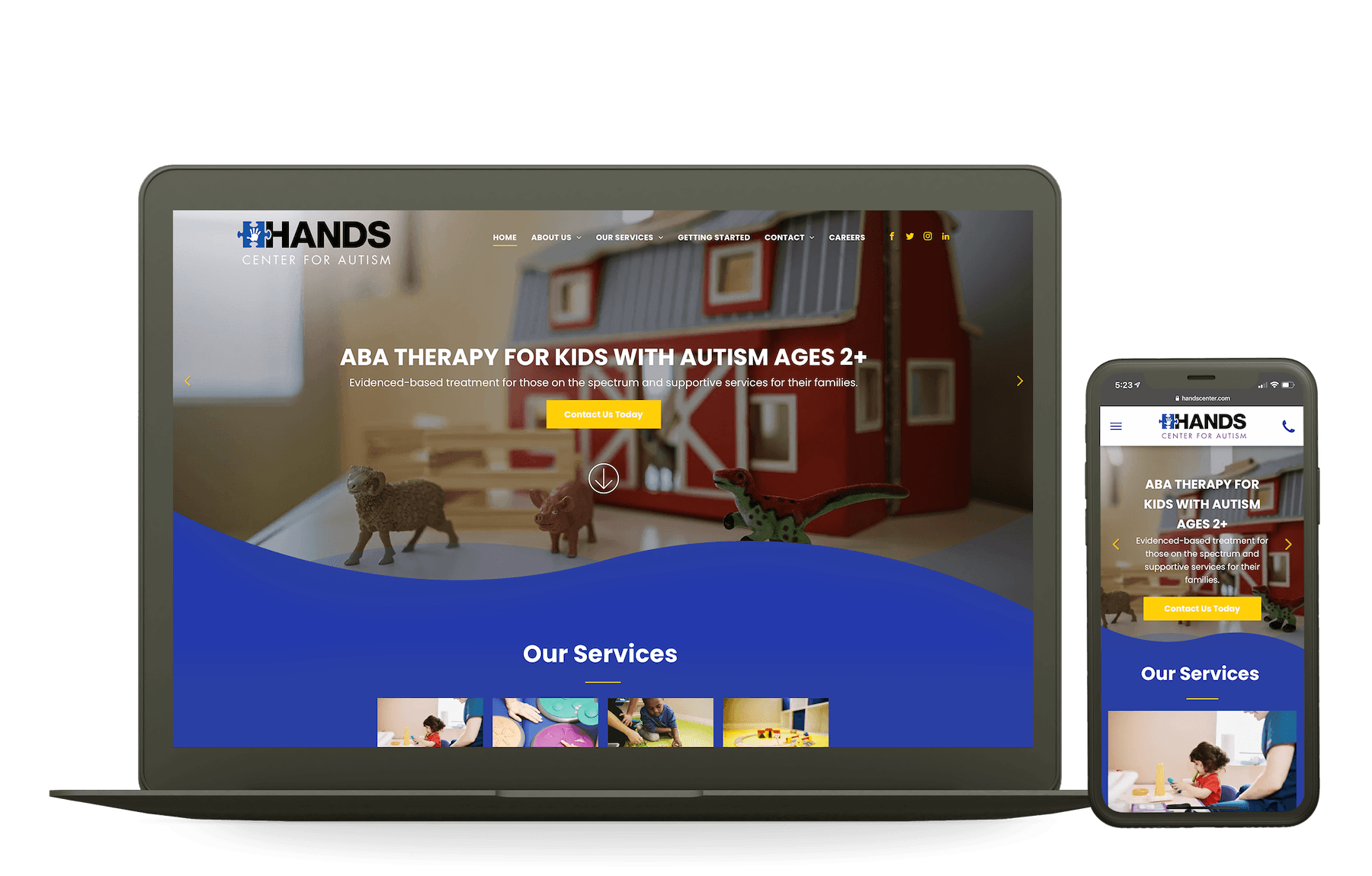 Right Brane Design and HANDS Center for Autism